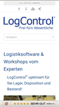 Mobile Screenshot of logcontrol.de