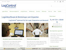 Tablet Screenshot of logcontrol.de